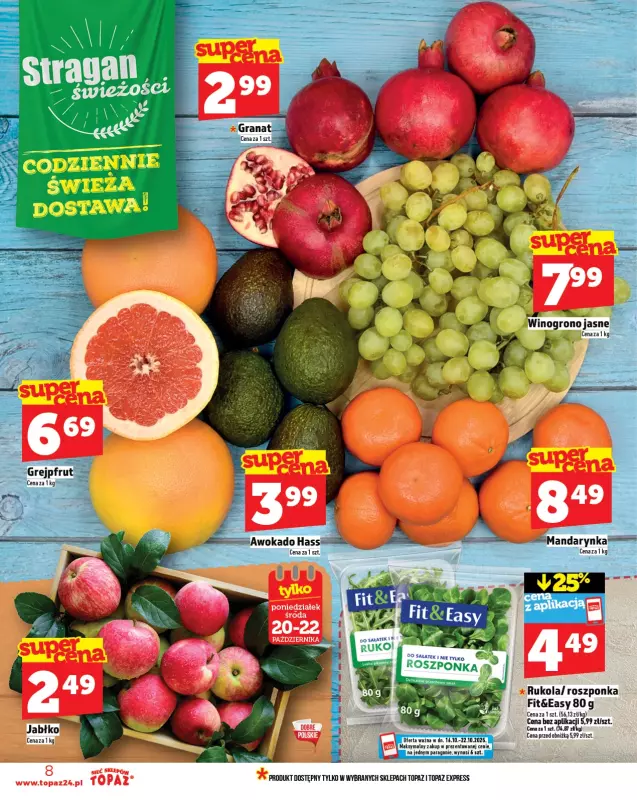 TOPAZ - gazetka promocyjna Gazetka od czwartku 16.10 do środy 22.10 - strona 8