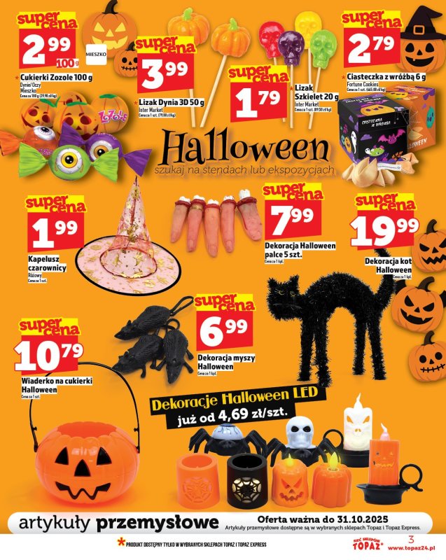TOPAZ - gazetka promocyjna Gazetka od czwartku 16.10 do środy 22.10 - strona 3