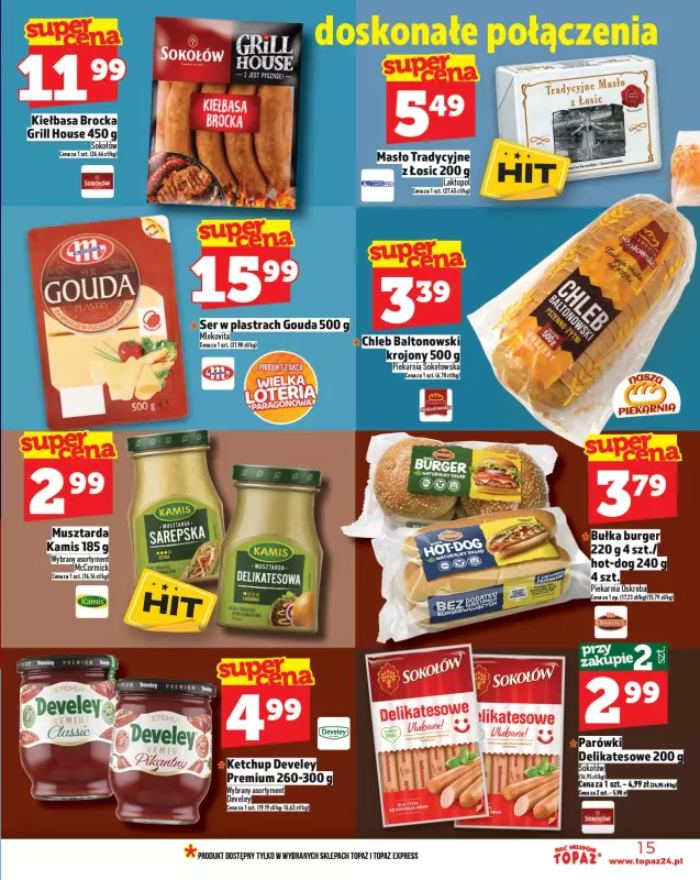 TOPAZ - gazetka promocyjna Gazetka od czwartku 16.10 do środy 22.10 - strona 15
