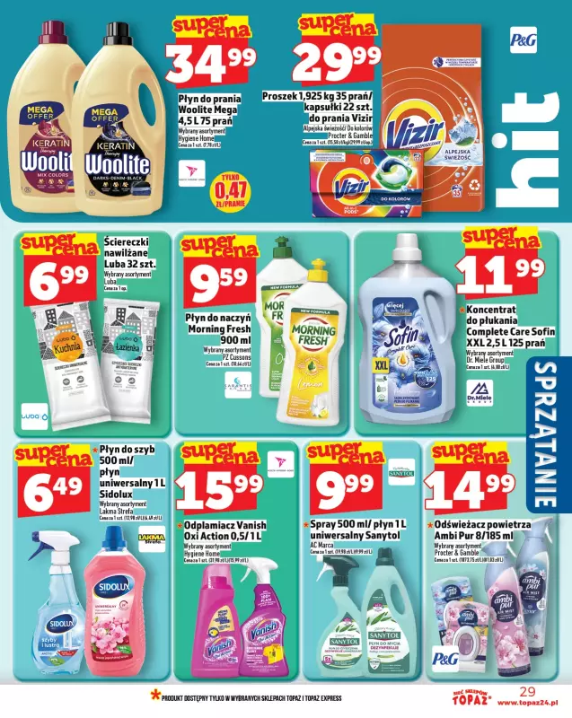 TOPAZ - gazetka promocyjna Gazetka od czwartku 16.10 do środy 22.10 - strona 29