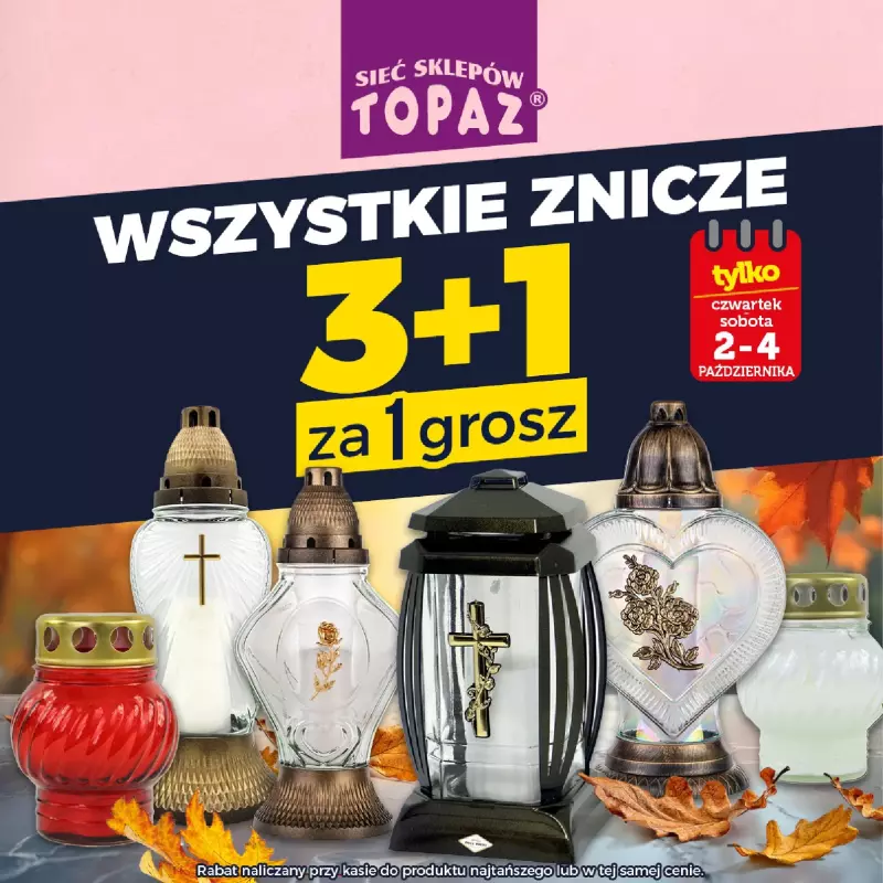 TOPAZ - gazetka promocyjna Katalog Znicze i wkłady   - strona 3