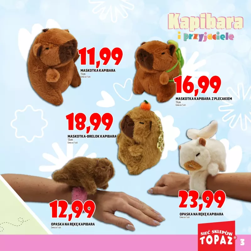 TOPAZ - gazetka promocyjna Katalog Kapibara i przyjaciele   - strona 3