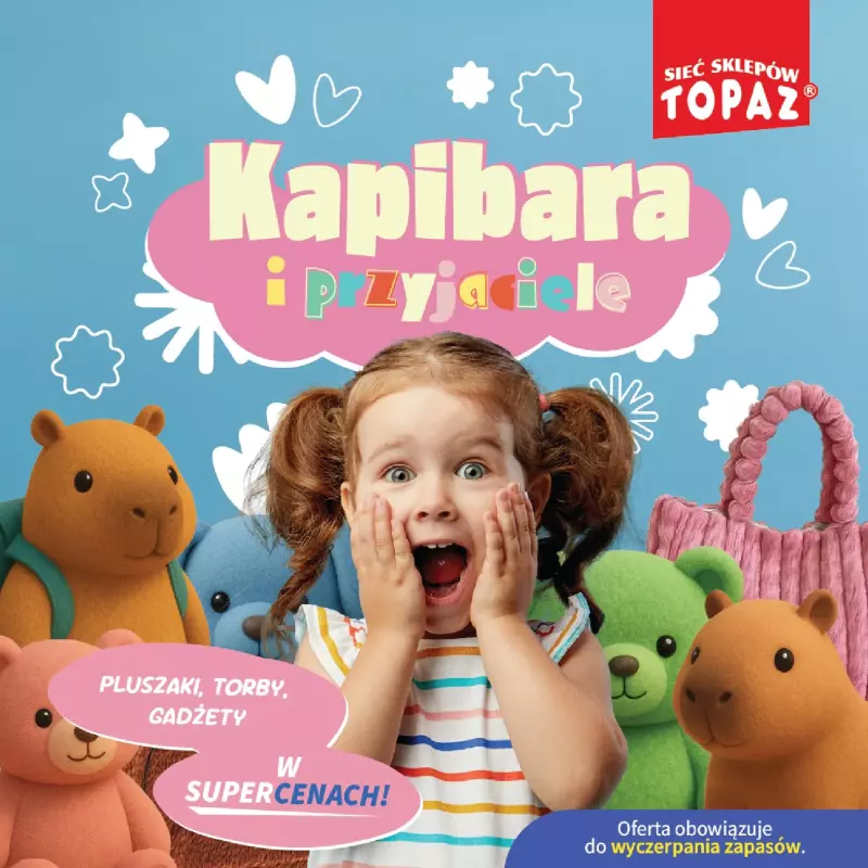 TOPAZ - gazetka promocyjna Katalog Kapibara i przyjaciele  