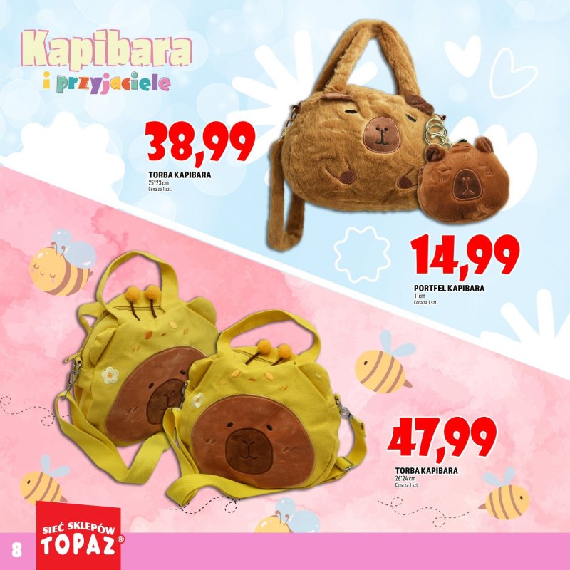 TOPAZ - gazetka promocyjna Katalog Kapibara i przyjaciele od wtorku 14.10 do piątku 31.10 - strona 8