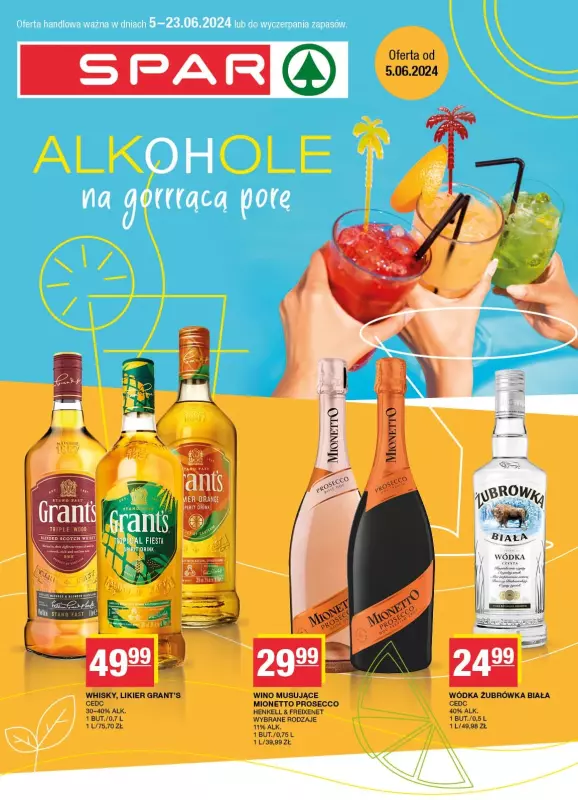 SPAR - gazetka promocyjna Katalog alkoholowy  do niedzieli 23.06