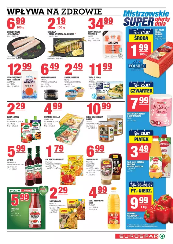 SPAR - gazetka promocyjna Gazetka Eurospar od środy 17.07 do niedzieli 28.07 - strona 5