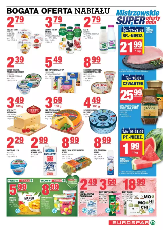 SPAR - gazetka promocyjna Gazetka Eurospar od środy 17.07 do niedzieli 28.07 - strona 3