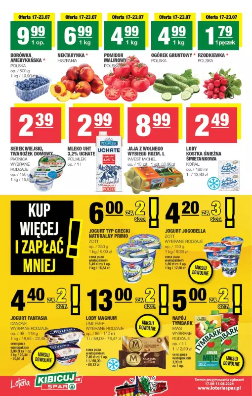 SPAR - gazetka promocyjna Spar Mini od poniedziałku 15.07 do niedzieli 28.07 - strona 2