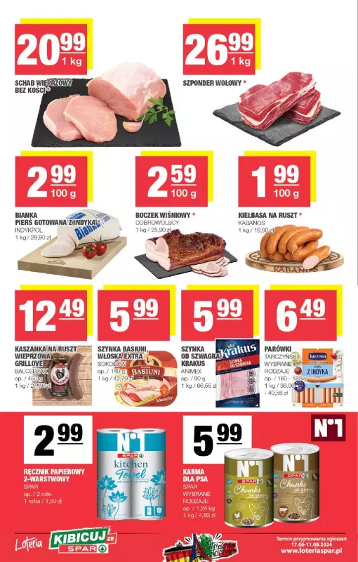 SPAR - gazetka promocyjna Gazetka Spar od środy 17.07 do niedzieli 28.07 - strona 4