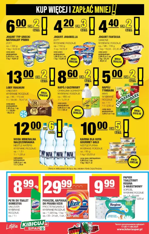 SPAR - gazetka promocyjna Gazetka Spar od środy 17.07 do niedzieli 28.07 - strona 6