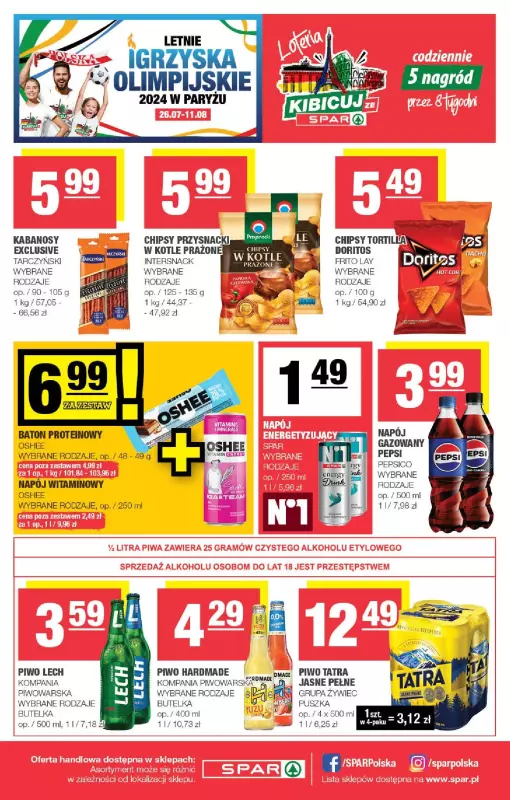 SPAR - gazetka promocyjna Gazetka Spar od środy 17.07 do niedzieli 28.07 - strona 8