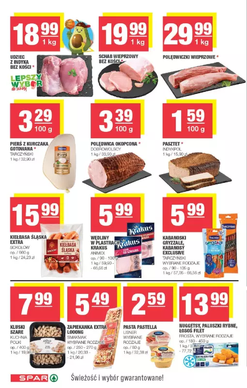 SPAR - gazetka promocyjna Gazetka Spar od środy 28.08 do niedzieli 08.09 - strona 4