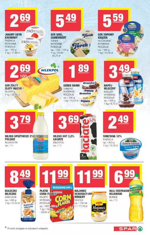 SPAR - gazetka promocyjna Gazetka Spar od środy 11.09 do niedzieli 22.09 - strona 3