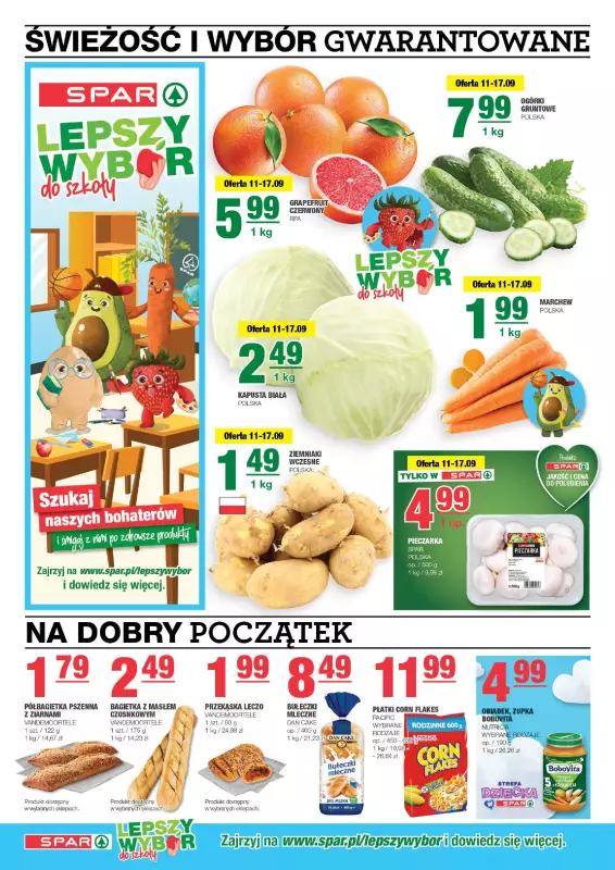 SPAR - gazetka promocyjna Gazetka Eurospar od środy 11.09 do niedzieli 22.09 - strona 2