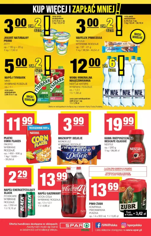 SPAR - gazetka promocyjna Gazetka Spar Mini od środy 11.09 do niedzieli 22.09 - strona 4