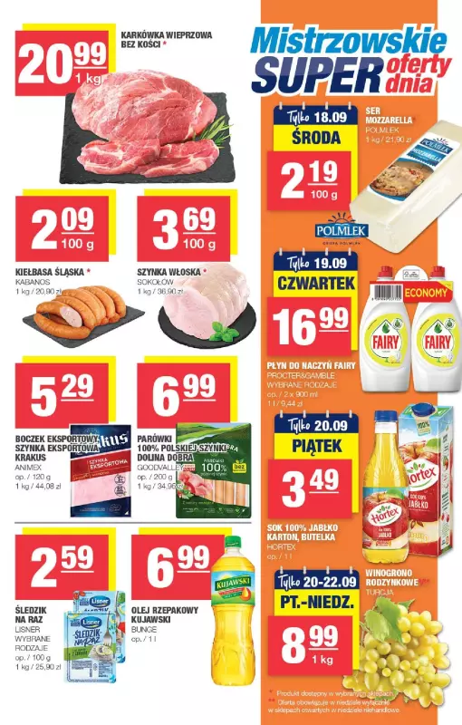 SPAR - gazetka promocyjna Gazetka Spar Mini od środy 11.09 do niedzieli 22.09 - strona 3