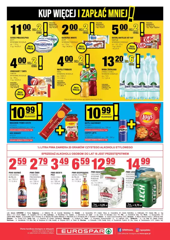 SPAR - gazetka promocyjna Gazetka Eurospar od środy 25.09 do niedzieli 06.10 - strona 8