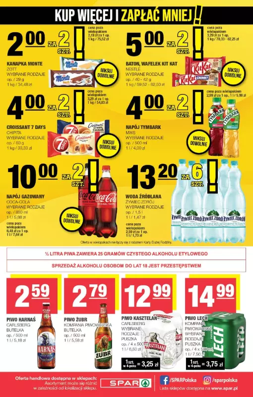 SPAR - gazetka promocyjna Gazetka Spar od środy 25.09 do niedzieli 06.10 - strona 8