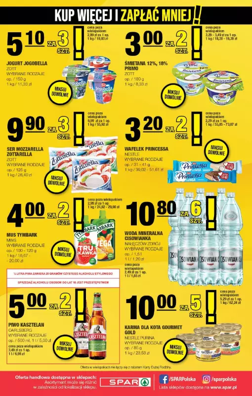 SPAR - gazetka promocyjna Gazetka Spar od środy 09.10 do niedzieli 20.10 - strona 8