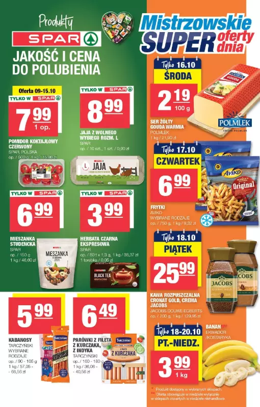 SPAR - gazetka promocyjna Gazetka Spar Mini od środy 09.10 do niedzieli 20.10 - strona 3