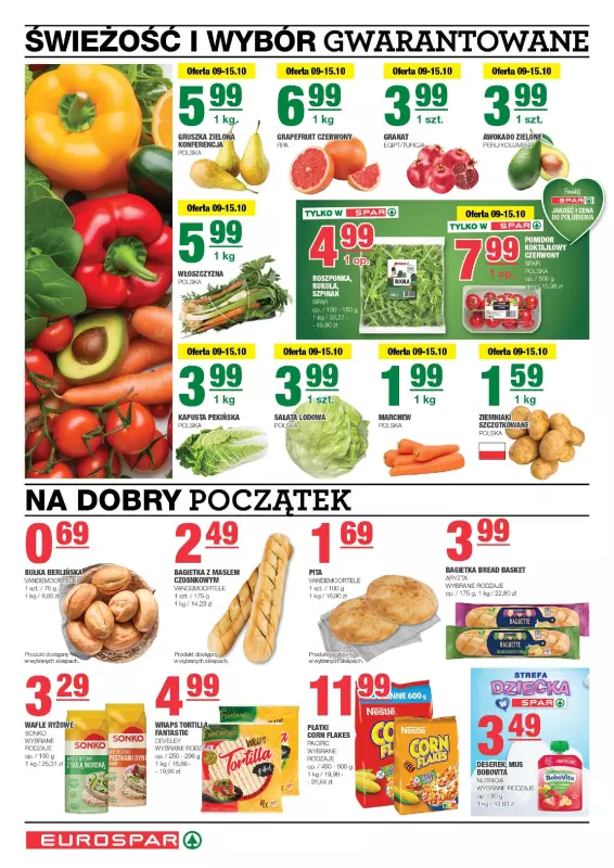 SPAR - gazetka promocyjna Gazetka Eurospar od środy 09.10 do niedzieli 20.10 - strona 2