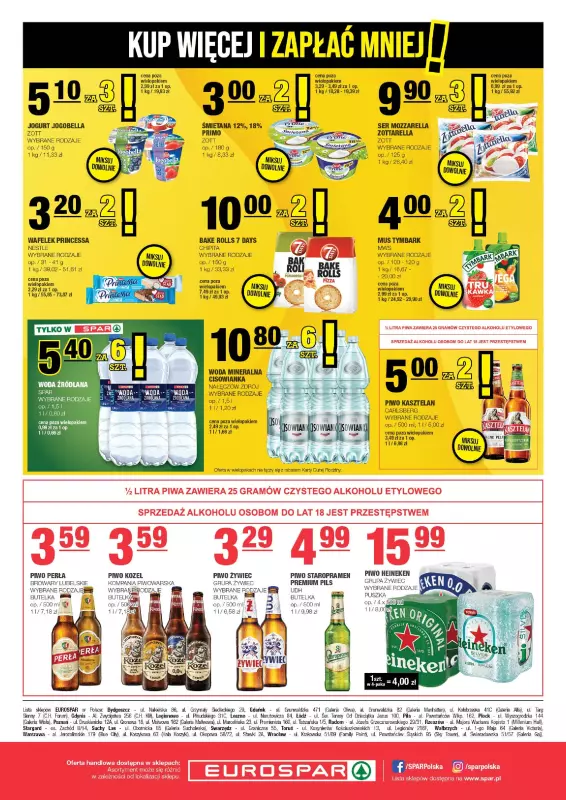 SPAR - gazetka promocyjna Gazetka Eurospar od środy 09.10 do niedzieli 20.10 - strona 8