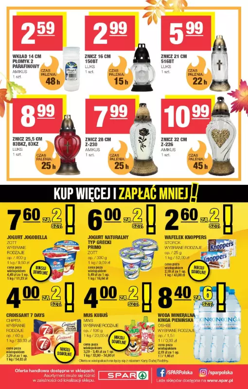 SPAR - gazetka promocyjna Gazetka Spar od środy 23.10 do niedzieli 03.11 - strona 5