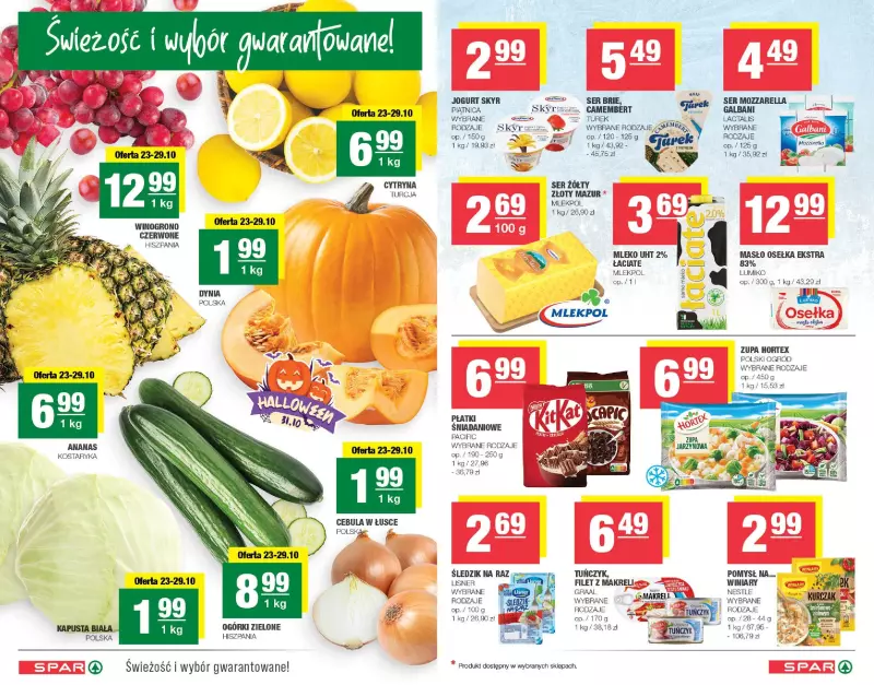 SPAR - gazetka promocyjna Gazetka Spar od środy 23.10 do niedzieli 03.11 - strona 2