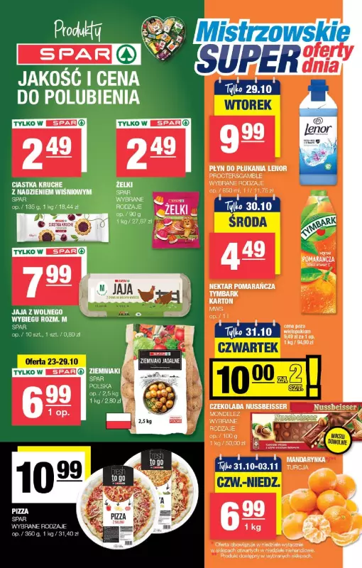 SPAR - gazetka promocyjna Gazetka Spar Mini od środy 23.10 do niedzieli 03.11 - strona 3