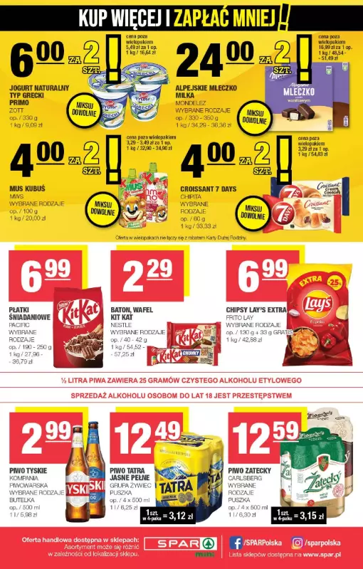 SPAR - gazetka promocyjna Gazetka Spar Mini od środy 23.10 do niedzieli 03.11 - strona 4