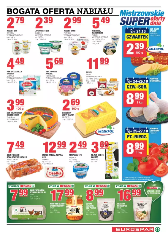 SPAR - gazetka promocyjna Gazetka Eurospar od środy 23.10 do niedzieli 03.11 - strona 3