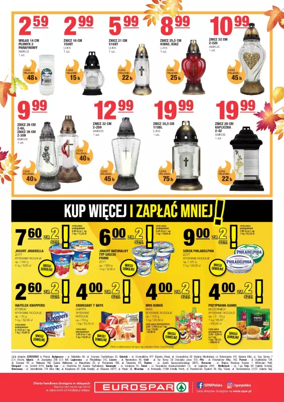 SPAR - gazetka promocyjna Gazetka Eurospar od środy 23.10 do niedzieli 03.11 - strona 8