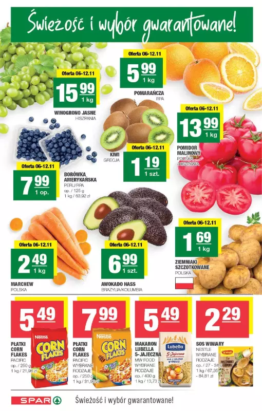 SPAR - gazetka promocyjna Gazetka Spar od środy 06.11 do niedzieli 17.11 - strona 2