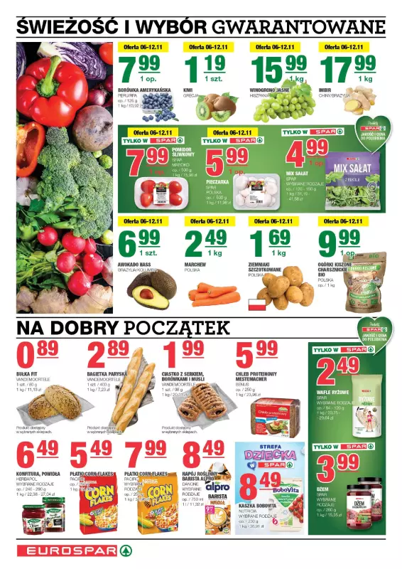 SPAR - gazetka promocyjna Gazetka Eurospar od środy 06.11 do niedzieli 17.11 - strona 2