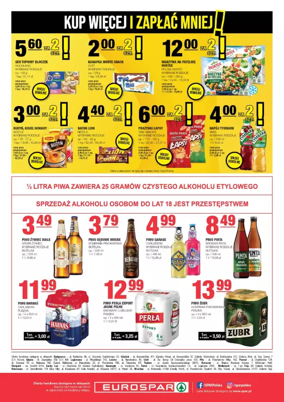 SPAR - gazetka promocyjna Gazetka Eurospar od środy 06.11 do niedzieli 17.11 - strona 8