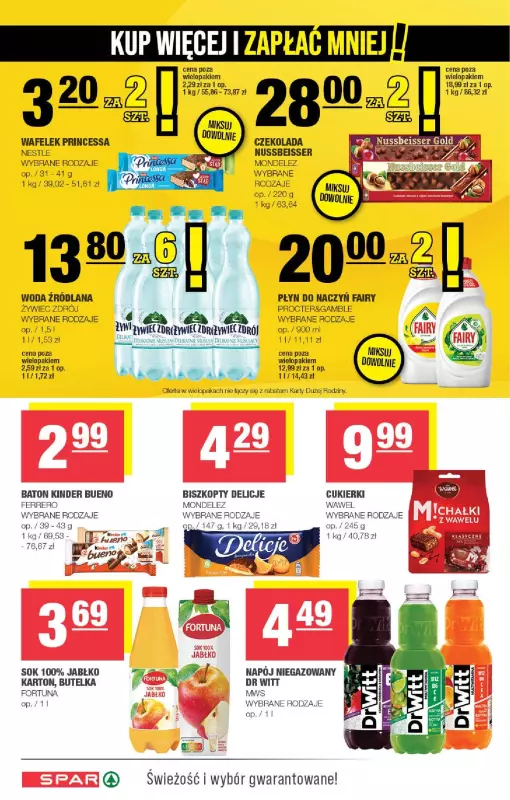 SPAR - gazetka promocyjna Gazetka Spar od środy 20.11 do niedzieli 01.12 - strona 6