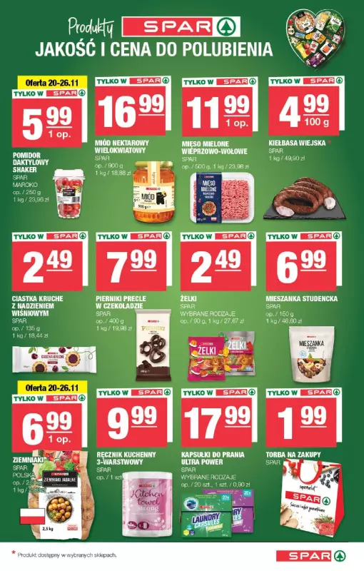 SPAR - gazetka promocyjna Gazetka Spar od środy 20.11 do niedzieli 01.12 - strona 5