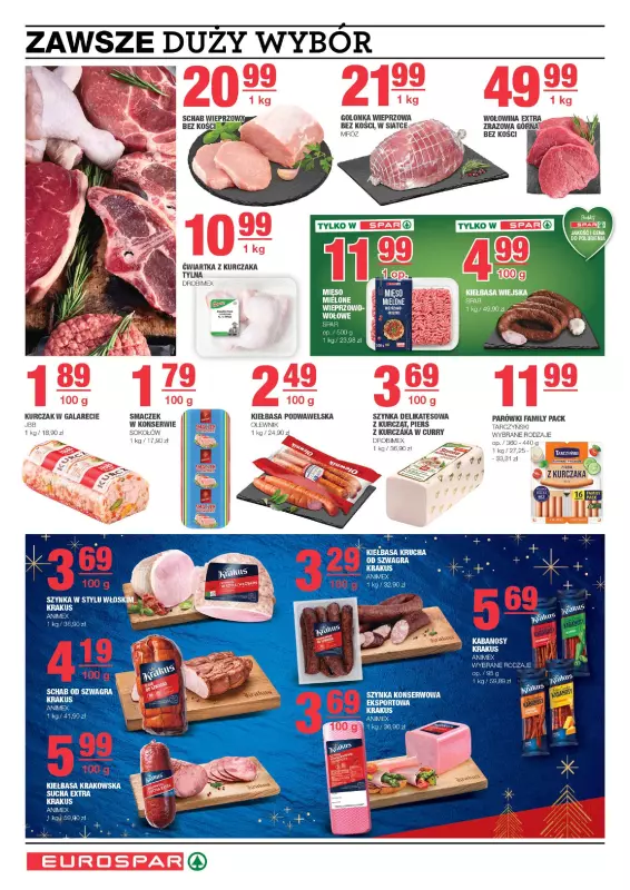 SPAR - gazetka promocyjna Gazetka Eurospar od środy 20.11 do niedzieli 01.12 - strona 4