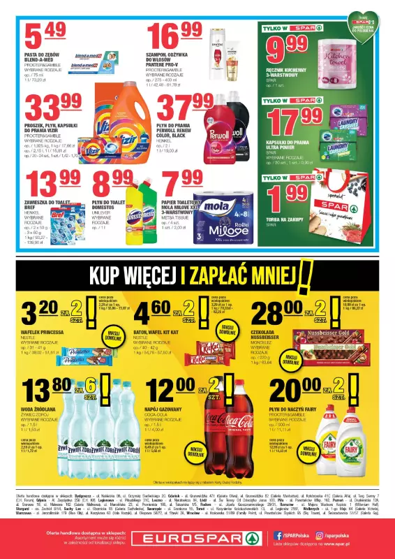 SPAR - gazetka promocyjna Gazetka Eurospar od środy 20.11 do niedzieli 01.12 - strona 8