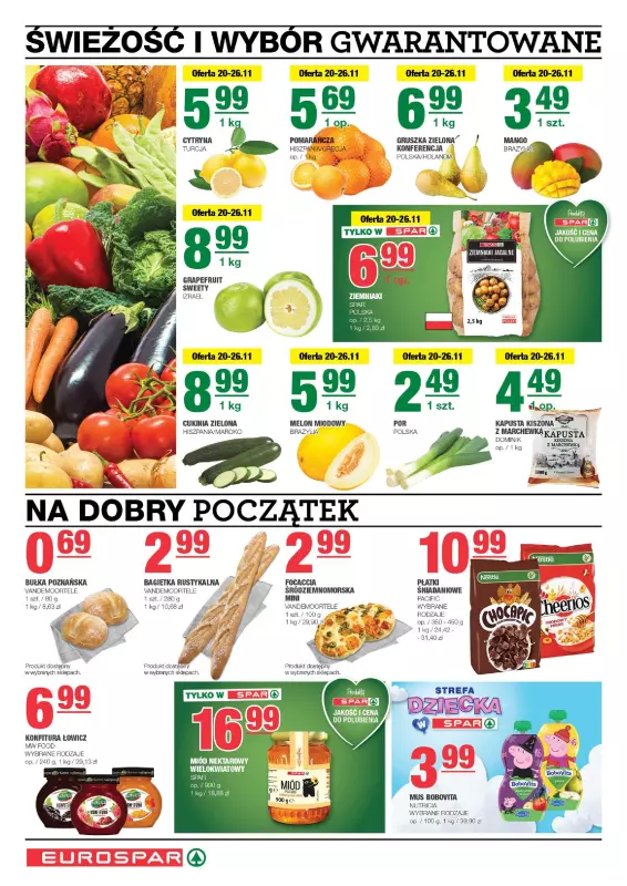 SPAR - gazetka promocyjna Gazetka Eurospar od środy 20.11 do niedzieli 01.12 - strona 2