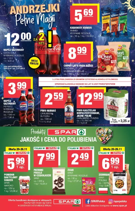 SPAR - gazetka promocyjna Gazetka Spar Mini od środy 20.11 do niedzieli 01.12 - strona 4