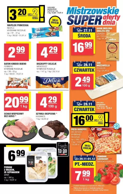 SPAR - gazetka promocyjna Gazetka Spar Mini od środy 20.11 do niedzieli 01.12 - strona 3