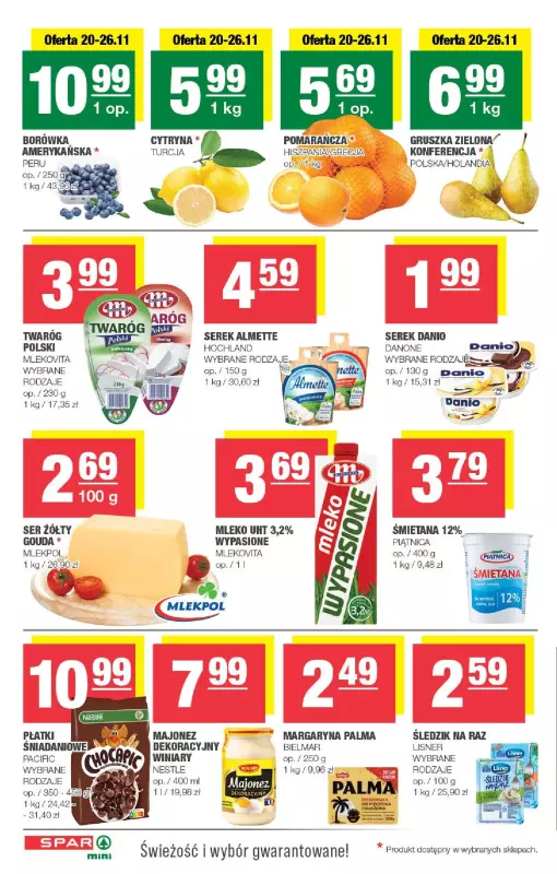 SPAR - gazetka promocyjna Gazetka Spar Mini od środy 20.11 do niedzieli 01.12 - strona 2