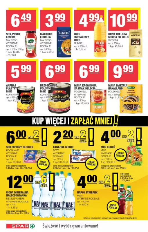 SPAR - gazetka promocyjna Gazetka Spar od poniedziałku 02.12 do niedzieli 08.12 - strona 6