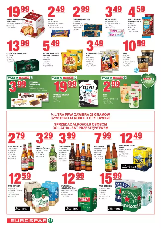 SPAR - gazetka promocyjna Gazetka Eurospar od poniedziałku 02.12 do niedzieli 08.12 - strona 6