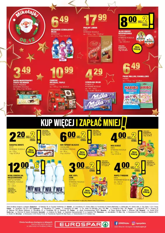 SPAR - gazetka promocyjna Gazetka Eurospar od poniedziałku 02.12 do niedzieli 08.12 - strona 8