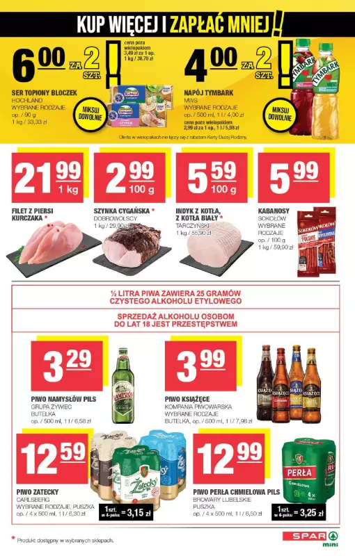 SPAR - gazetka promocyjna Gazetka Spar Mini od poniedziałku 02.12 do niedzieli 08.12 - strona 3