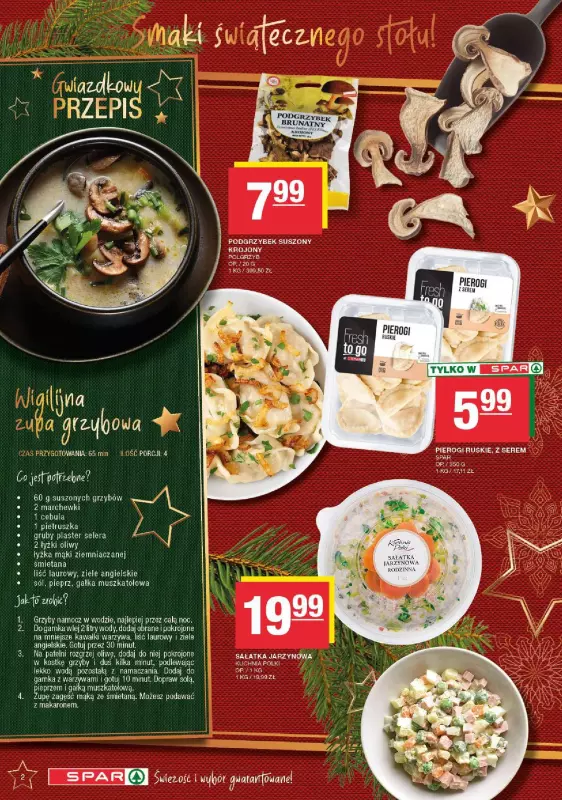 SPAR - gazetka promocyjna Gazetka Spar od poniedziałku 09.12 do wtorku 24.12 - strona 2