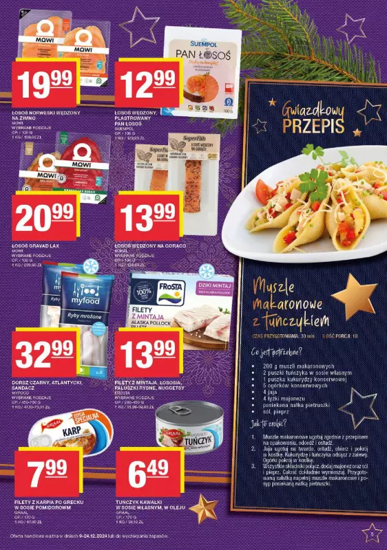 SPAR - gazetka promocyjna Gazetka Eurospar od poniedziałku 09.12 do wtorku 24.12 - strona 5