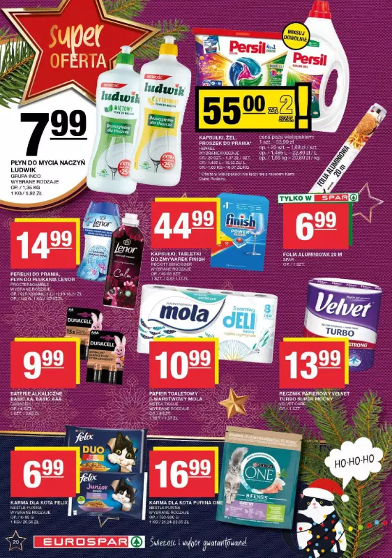 SPAR - gazetka promocyjna Gazetka Eurospar od poniedziałku 09.12 do wtorku 24.12 - strona 20